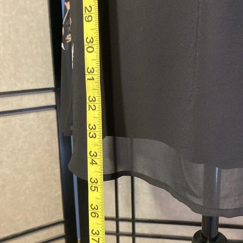 Maurice’s NWT halter dress size M black with beautiful pink and white florals - Picture 5 of 11